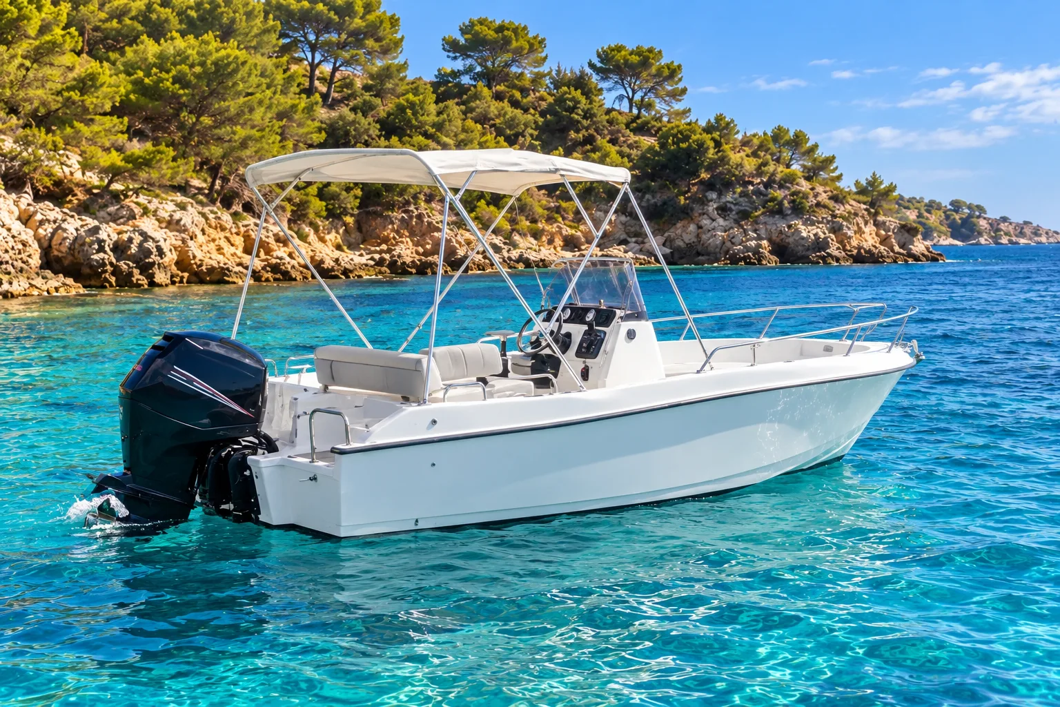 Kompaktes Motorboot · Cala Bona
