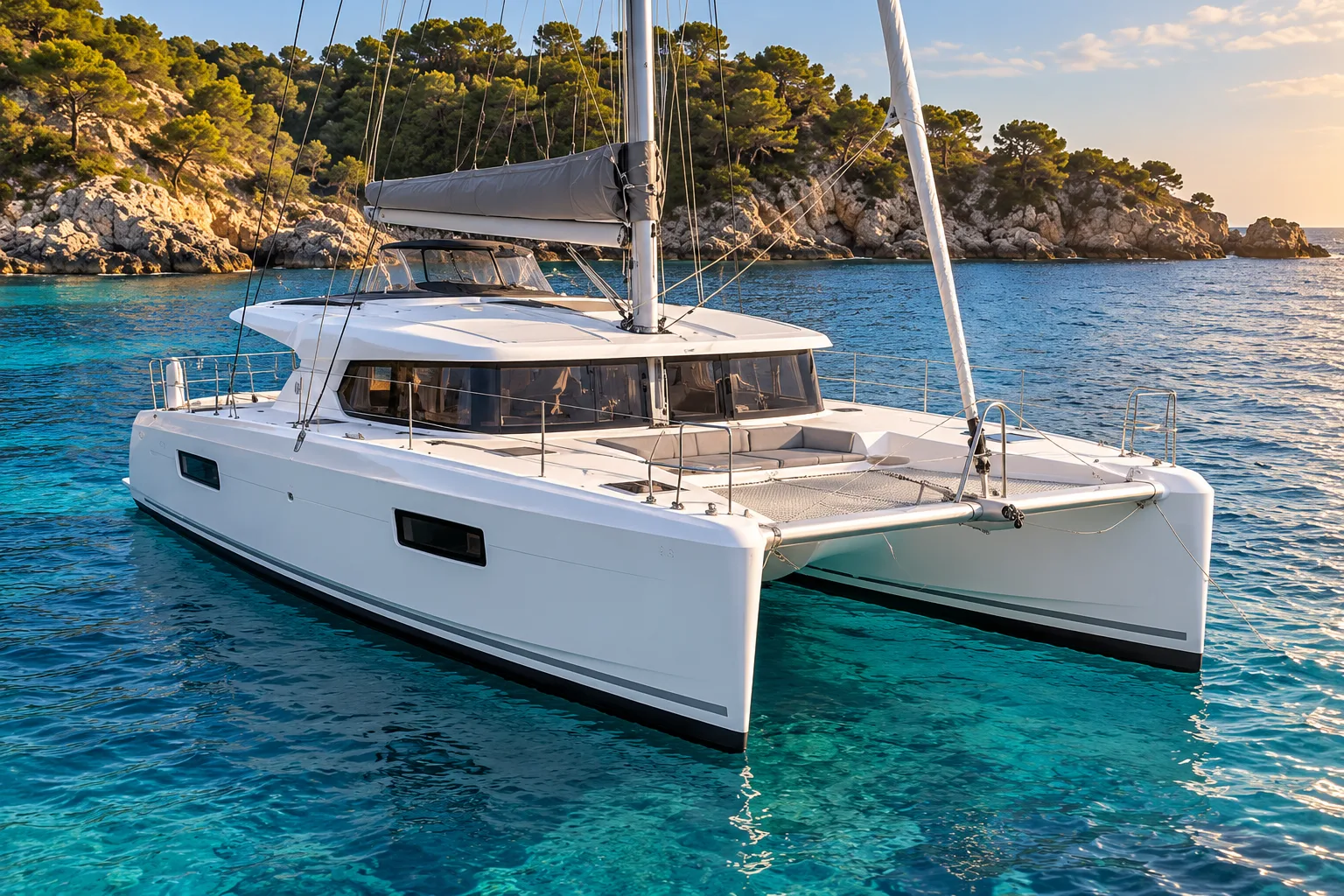 Segelkatamaran mit Salon · Cala Ratjada