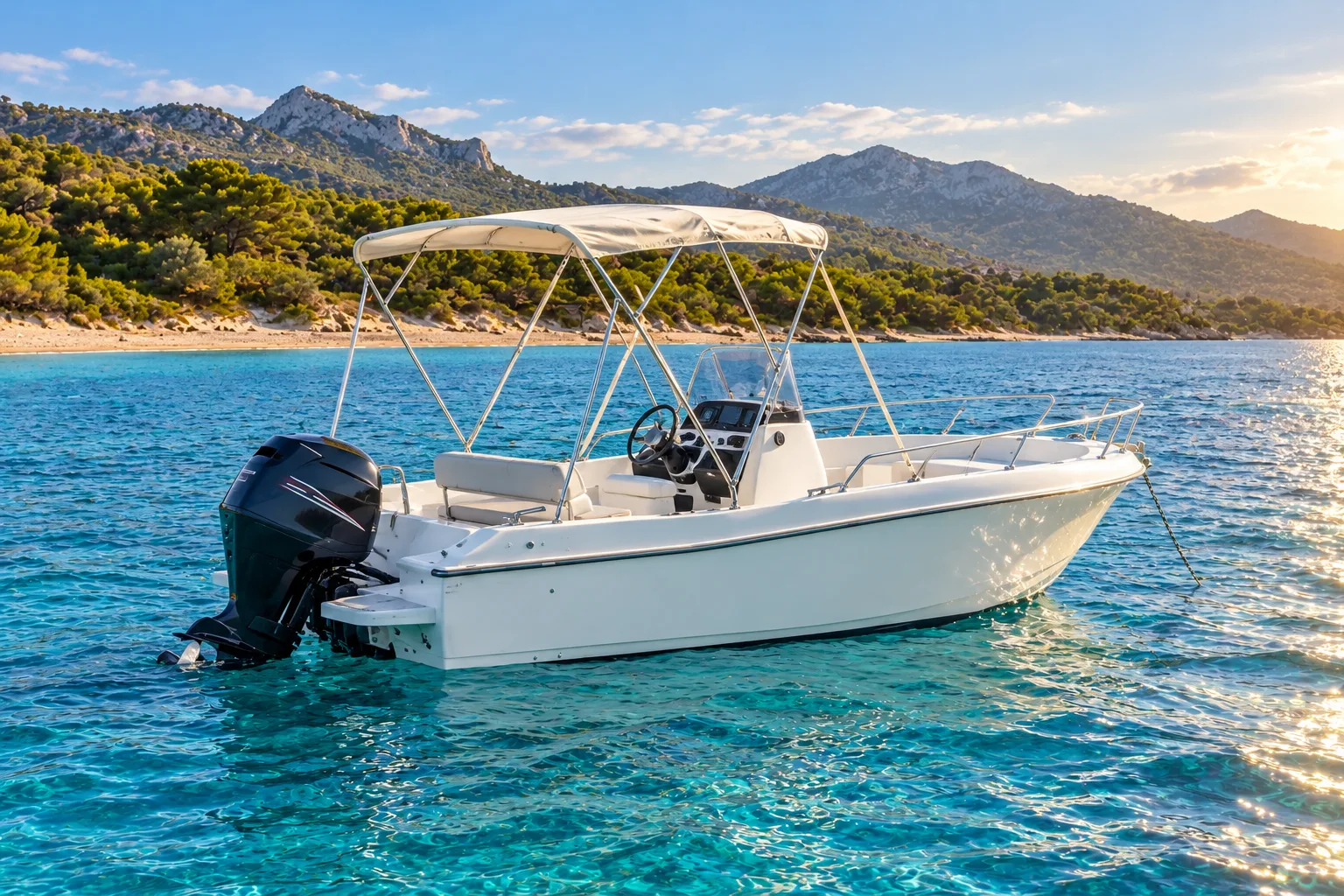 Kompaktes Motorboot · Port de Pollença
