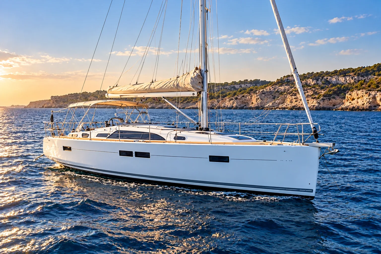 Segelyacht mit Doppelsteuerstand · Colònia de Sant Jordi