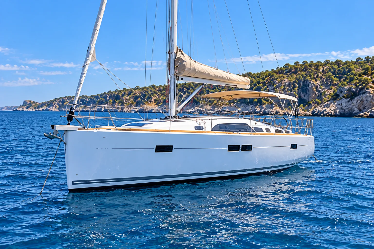 Segelyacht mit Doppelsteuerstand · Cala d’Or