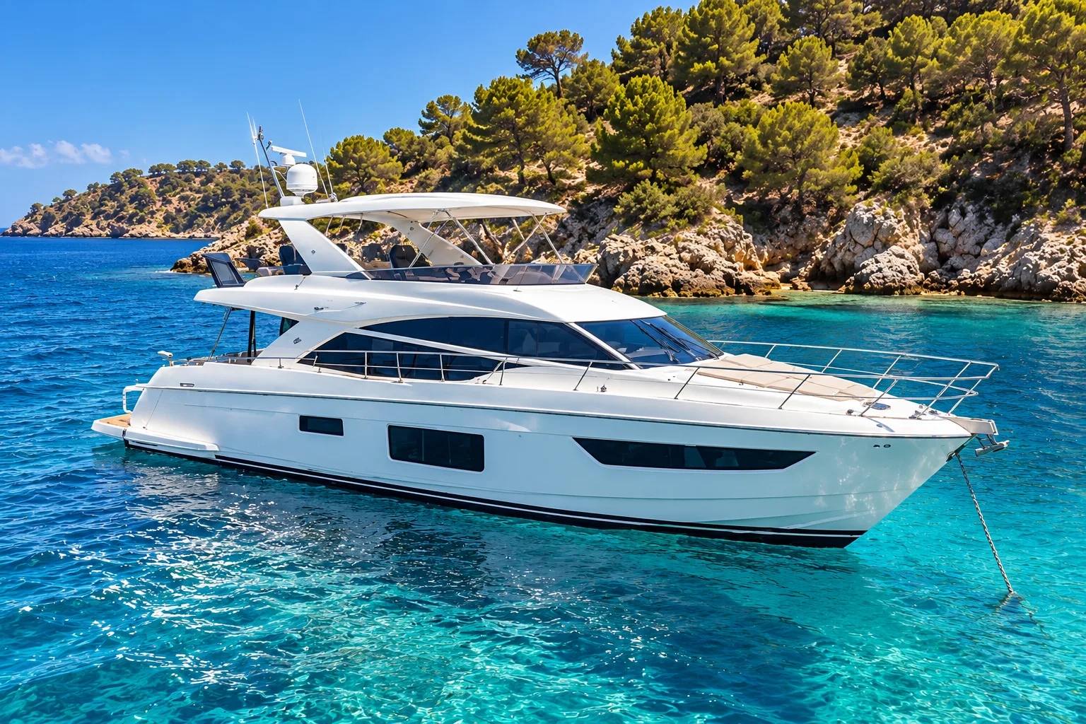 Flybridge-Motoryacht · Port d’Andratx