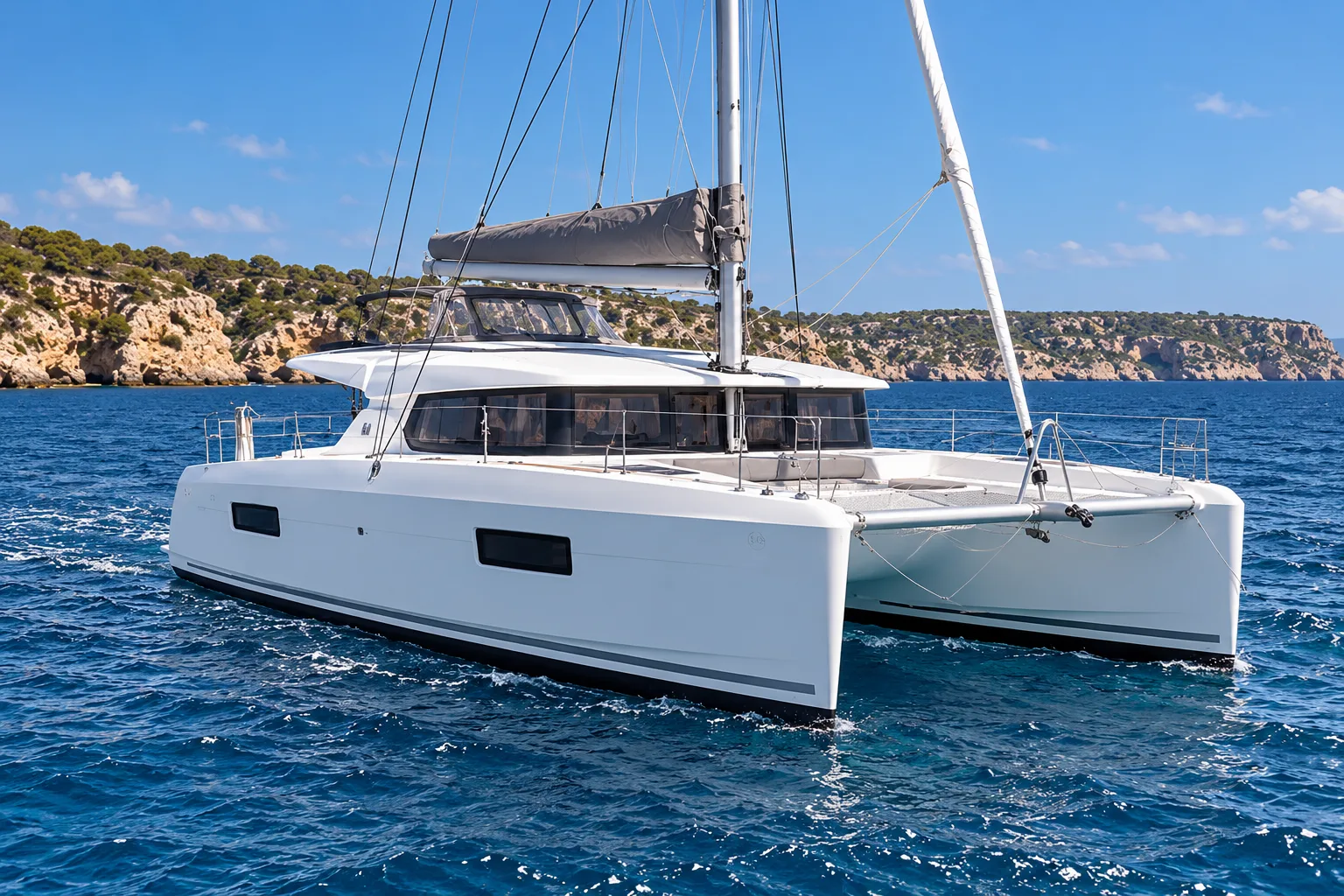 Segelkatamaran mit Salon · Cala d’Or