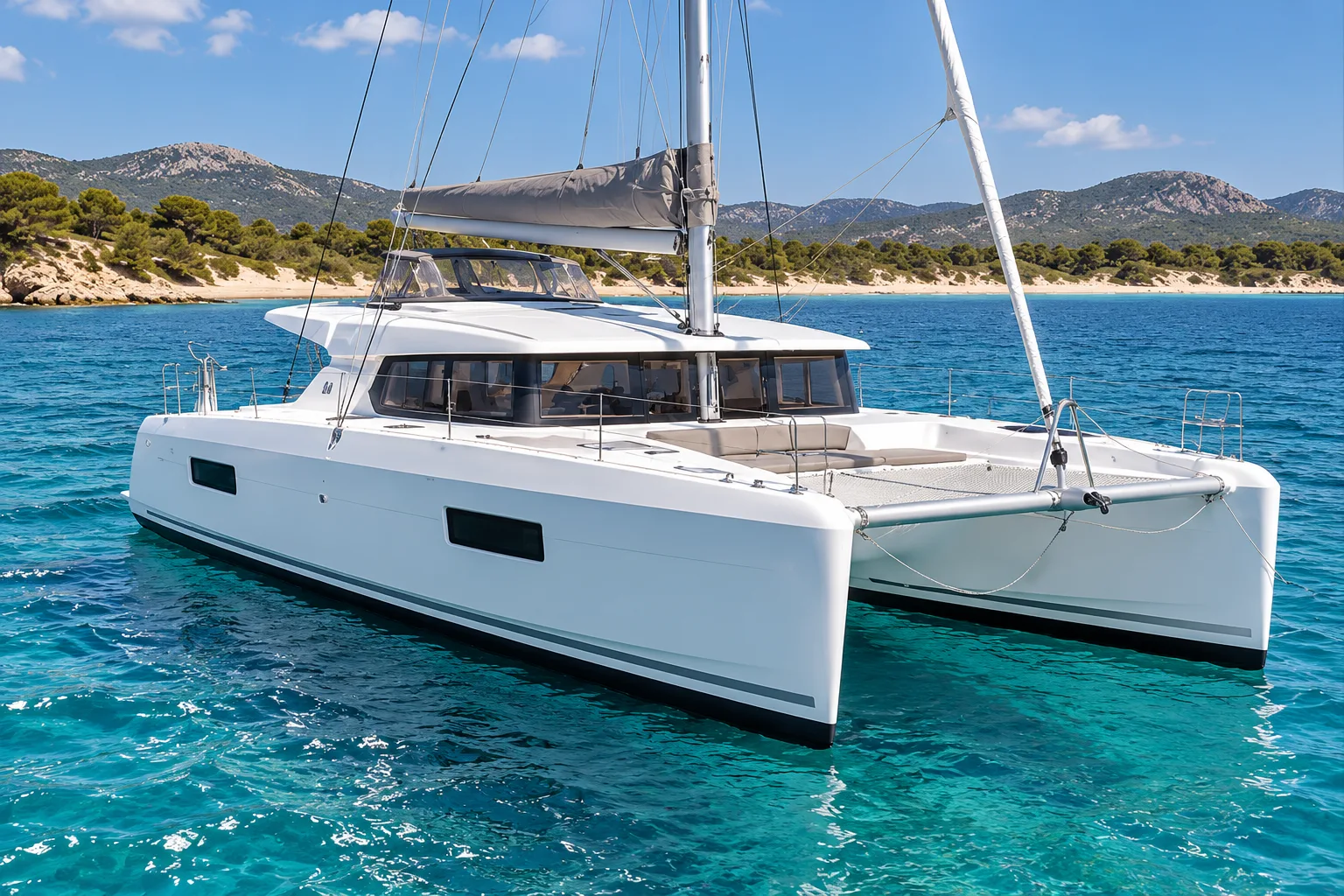 Segelkatamaran mit Salon · Port d’Alcúdia