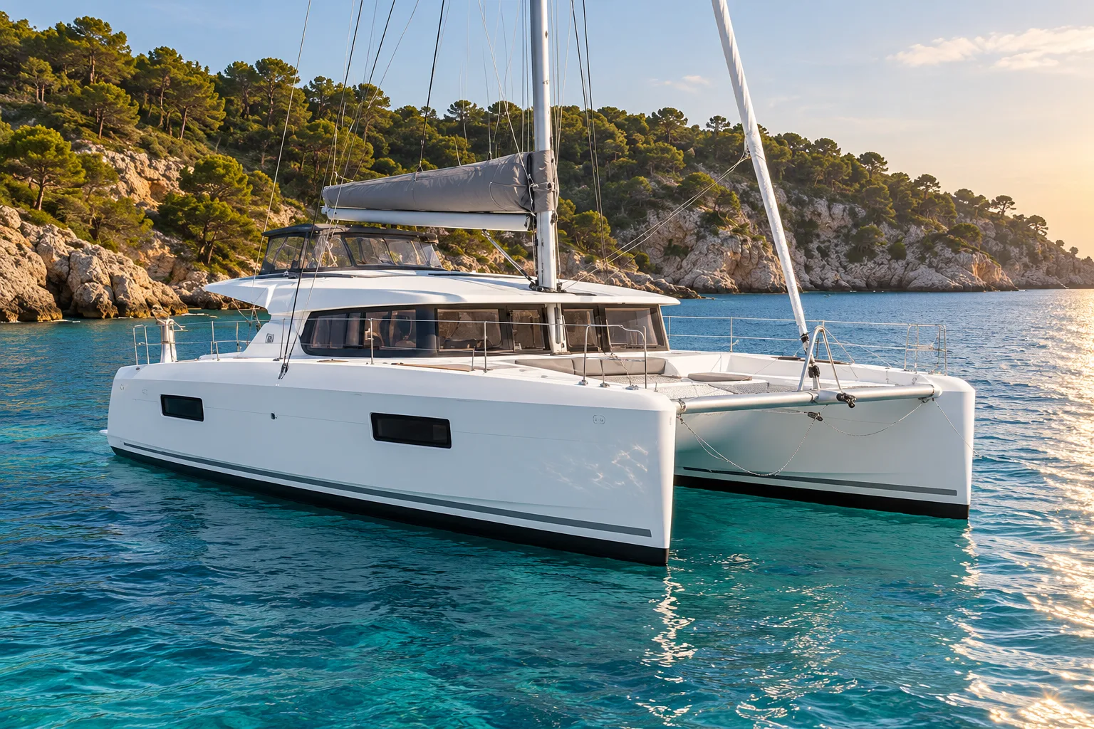 Segelkatamaran mit Salon · Port d’Andratx