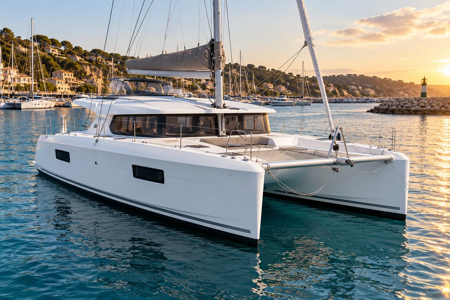 Segelkatamaran mit Salon · Puerto Portals