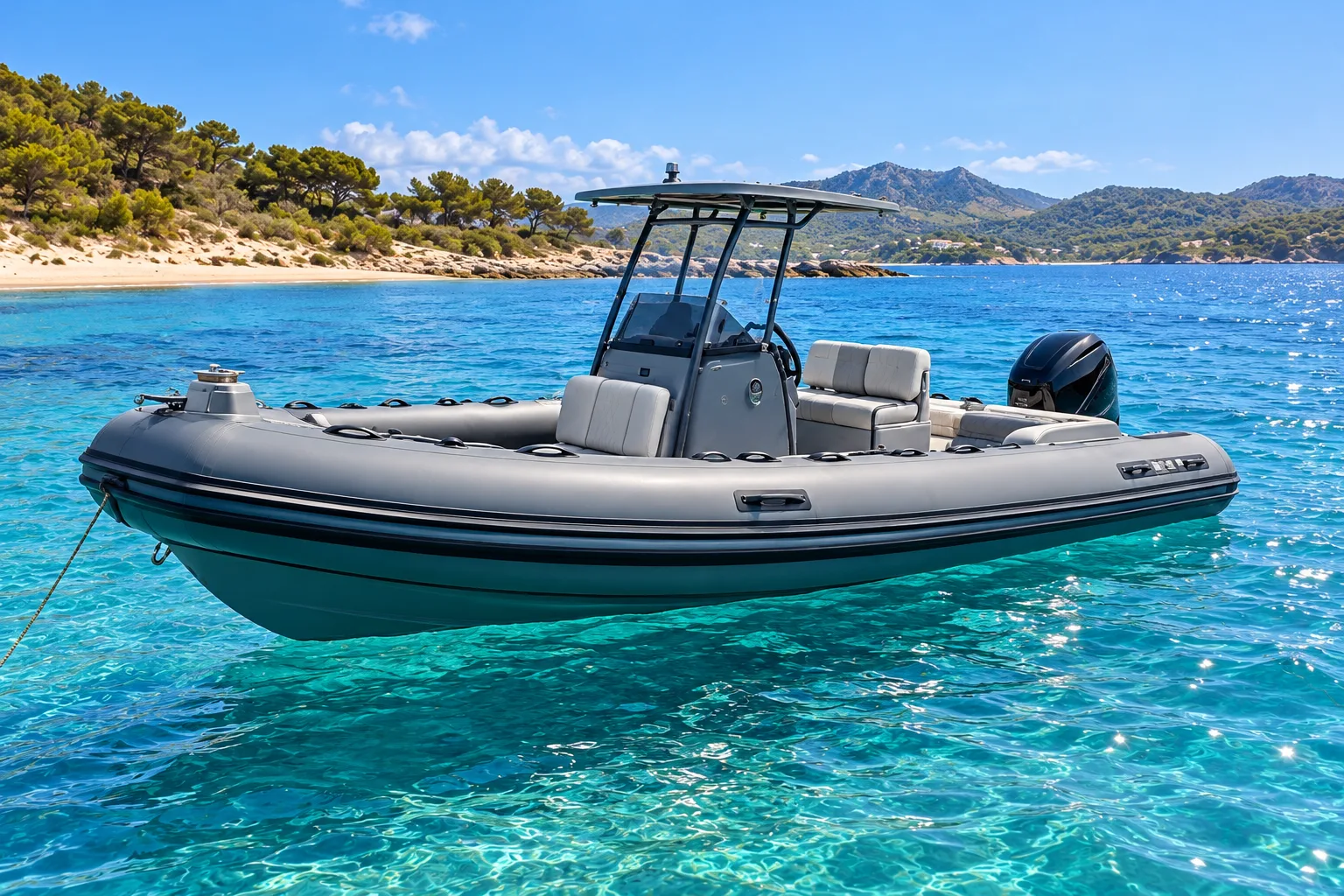 RIB mit Sonnendach · Santa Ponsa