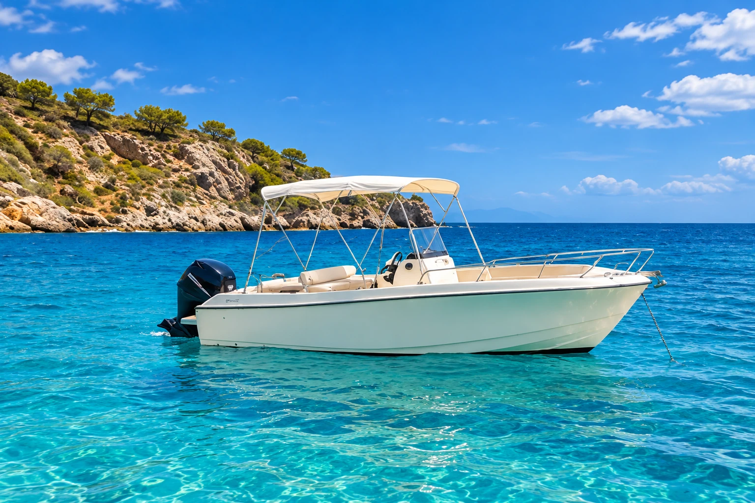 Kompaktes Motorboot · Puerto Portals